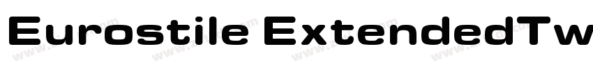 Eurostile ExtendedTw字体转换